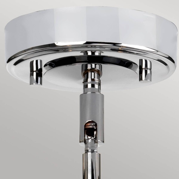 Elstead Agatha LED Hängeleuchte G9 3-fach Poliertes Chrom IP44