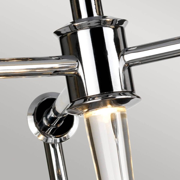 Elstead Agatha LED Hängeleuchte G9 3-fach Poliertes Chrom IP44