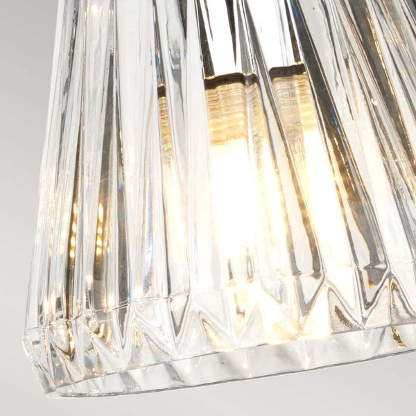 Elstead Agatha LED Hängeleuchte G9 3-fach Poliertes Chrom IP44
