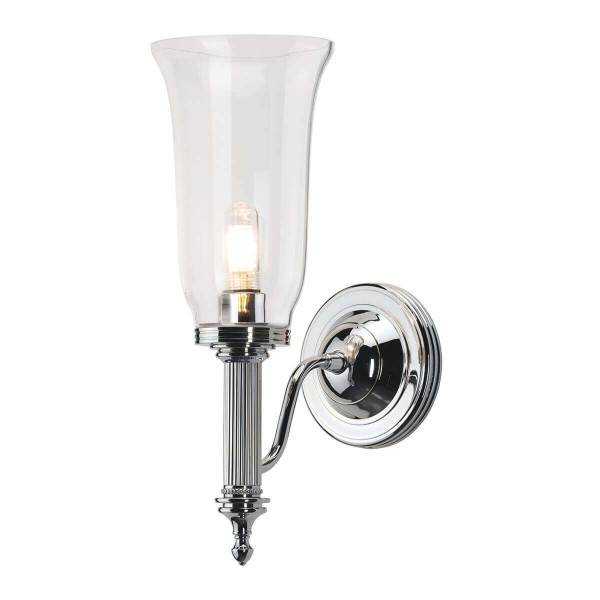 Elstead Carroll LED Wandleuchte G9 35cm Poliertes Chrom IP44