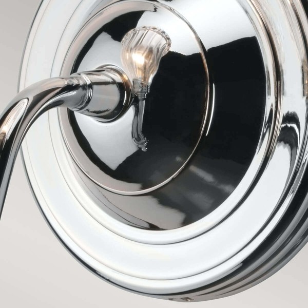 Elstead Carroll LED Wandleuchte G9 35cm Poliertes Chrom IP44