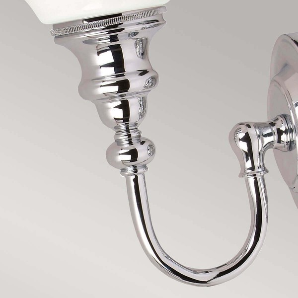 Elstead Cheadle LED Wandleuchte G9 Poliertes Chrom IP44
