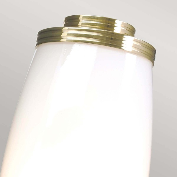 Elstead Eliot LED Wandleuchte G9 Poliertes Messing IP44