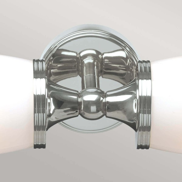 Elstead Eliot LED Wandleuchte G9 2-fach Poliertes Chrom IP44