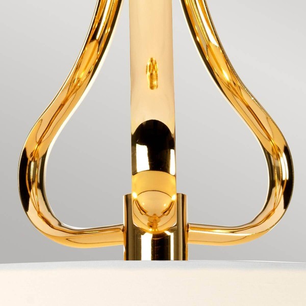Elstead Falmouth LED Deckenleuchte G9 3-fach Französisches Gold IP44