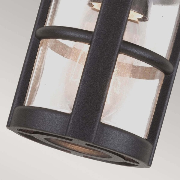 Elstead Hereford Außen-Deckenleuchte E27 24cm Schwarz IP43