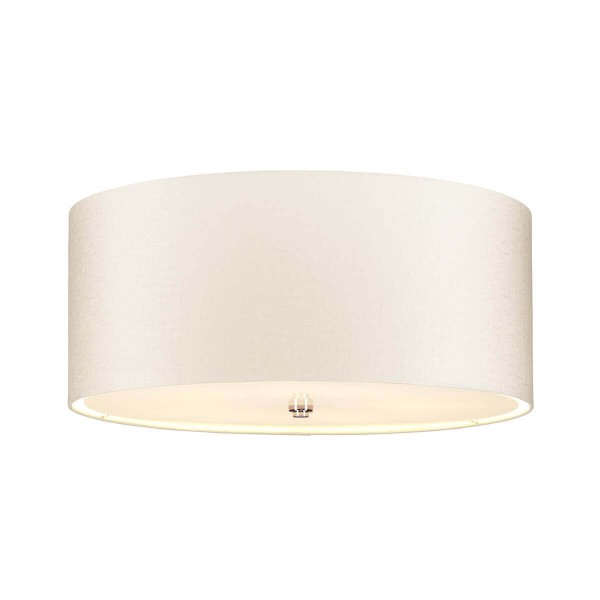Elstead Fletcher Deckenleuchte E27 5-fach 26cm Poliertes Chrom Elfenbein