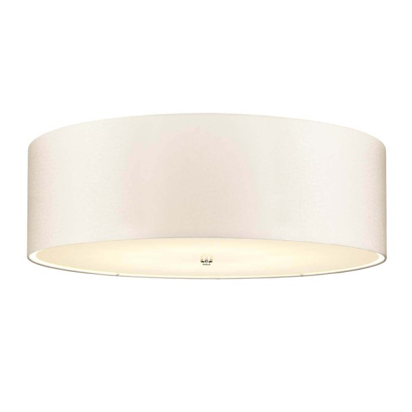 Elstead Fletcher Deckenleuchte E27 7-fach 29cm Poliertes Chrom Elfenbein