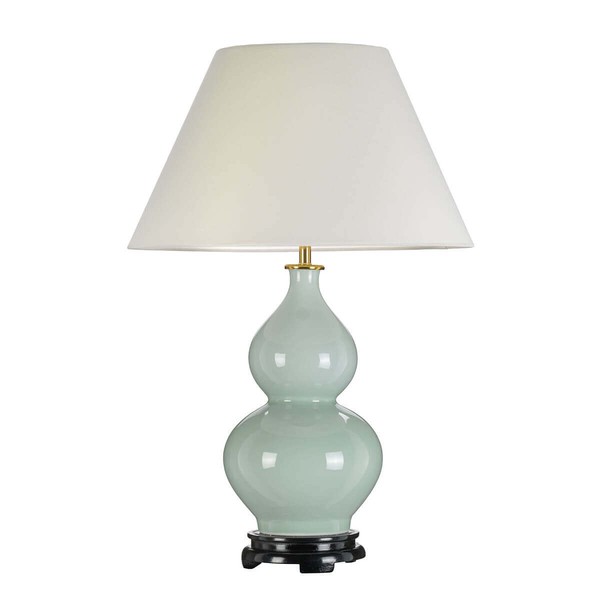 Elstead Harbin Tischleuchte E27 Celadon Grün Grauweiß