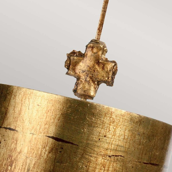Elstead Fragment Hängeleuchte E27 43cm Altgold