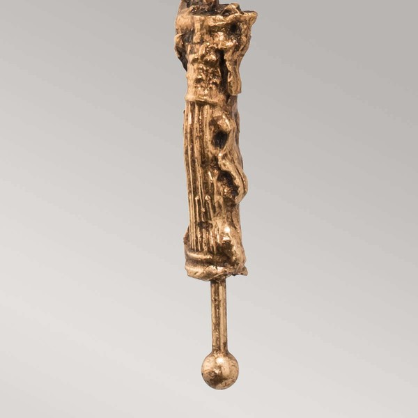 Elstead Fragment Wandleuchte E27 95cm Blattgold