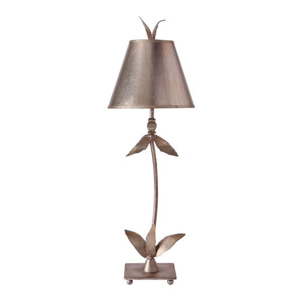 Elstead Red Bell Tischleuchte E27 Blattsilber