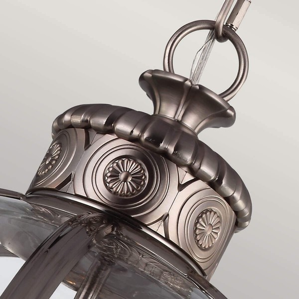 Elstead Adams Kronleuchter E14 4-fach Antikes Nickel