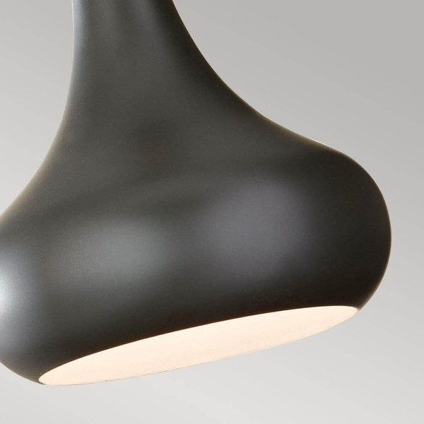 Elstead Beso Hängeleuchte E27 24cm Dunkle Bronze