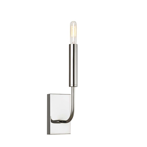 Elstead Brianna Wandleuchte E14 Poliertes Nickel