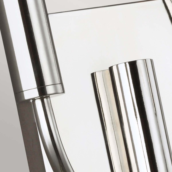 Elstead Brianna Wandleuchte E14 2-fach Poliertes Nickel