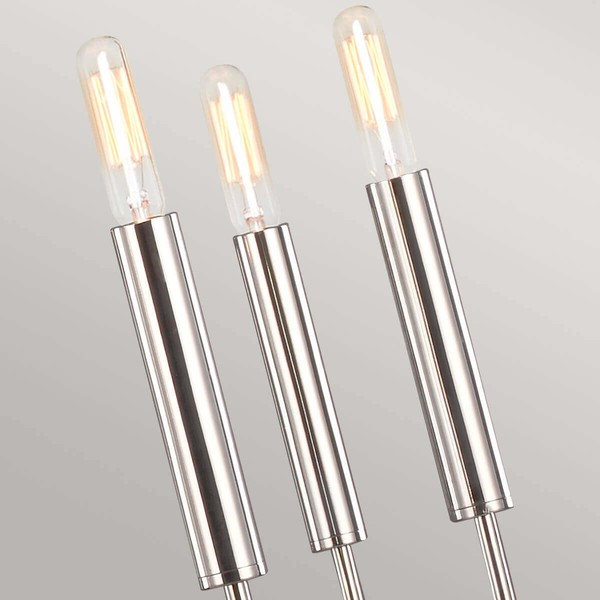 Elstead Brianna Kronleuchter E14 9-fach Poliertes Nickel