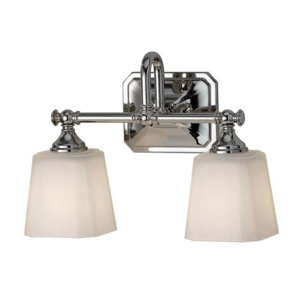 Elstead Concord LED Wandleuchte G9 2-fach Poliertes Chrom IP44