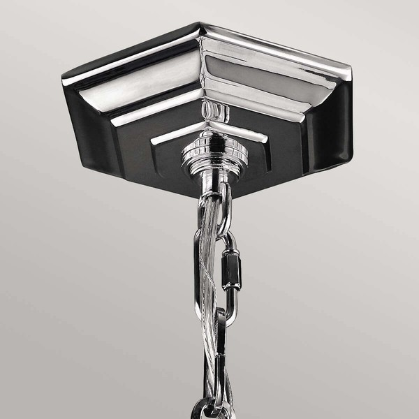Elstead Corinne Hängeleuchte E14 3-fach 53cm Poliertes Nickel