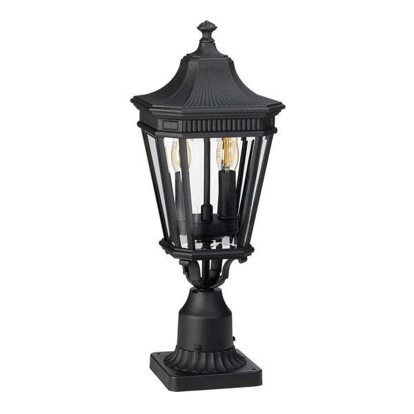 Elstead Cotswold Lane Außen-Stehleuchte E14 2-fach 54cm Schwarz IP44