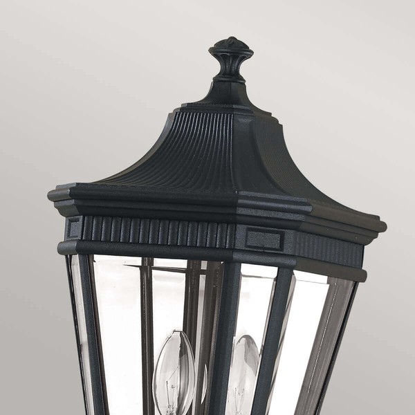 Elstead Cotswold Lane Außen-Stehleuchte E14 2-fach 110cm Schwarz IP44