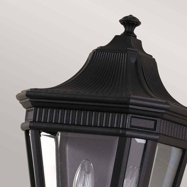Elstead Cotswold Lane Außen-Wandleuchte E14 2-fach 41cm Schwarz IP44