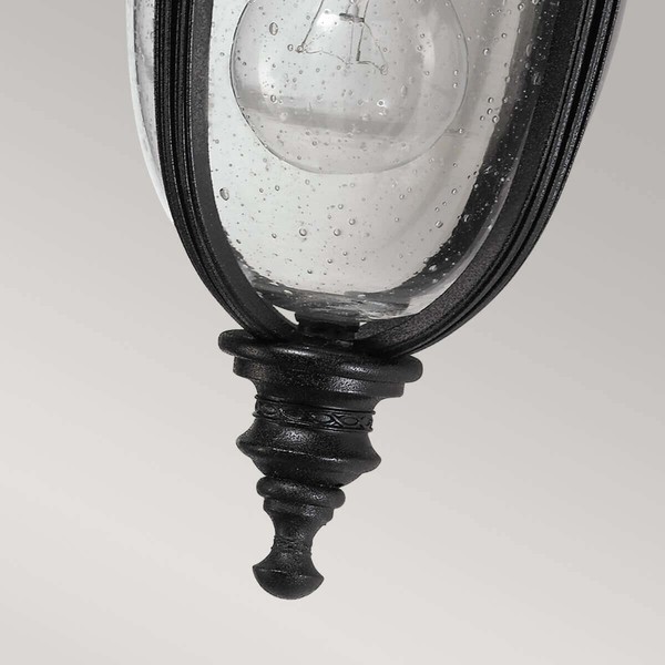 Elstead English Bridle Außen-Wandleuchte E27 Schwarz IP44