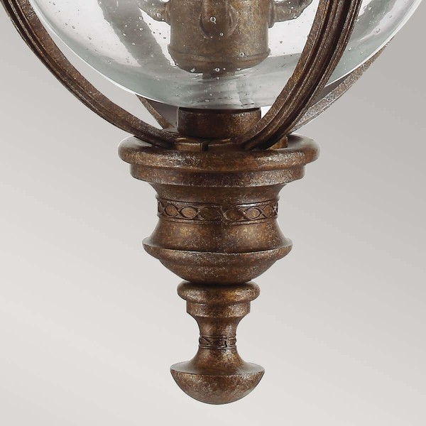 Elstead English Bridle Außen-Hängeleuchte E14 3-fach 62cm Britische Bronze