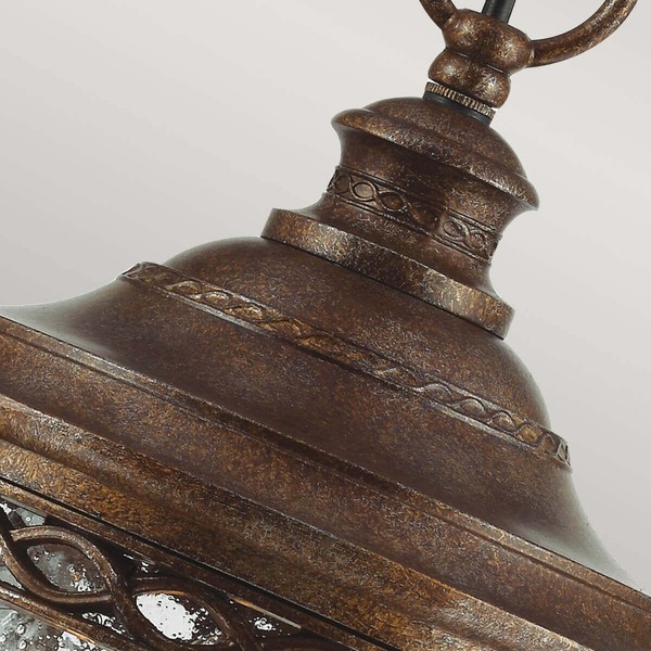 Elstead English Bridle Außen-Hängeleuchte E14 3-fach 47cm Britische Bronze