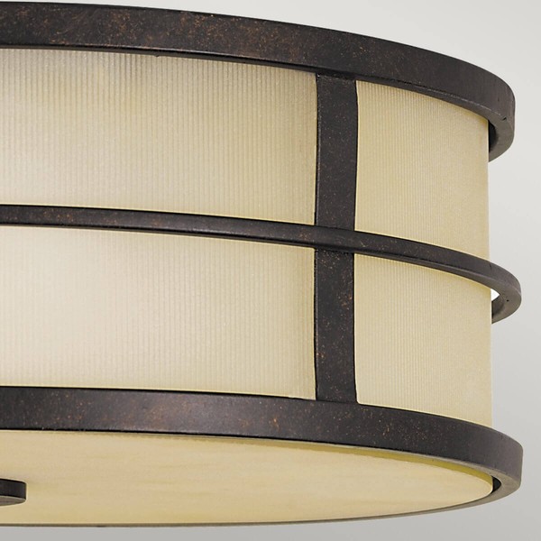 Elstead Fusion Deckenleuchte E27 3-fach 12cm Grecian Bronze