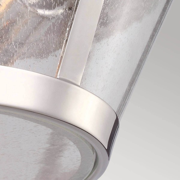 Elstead Harrow Deckenleuchte E27 2-fach 17cm Poliertes Nickel