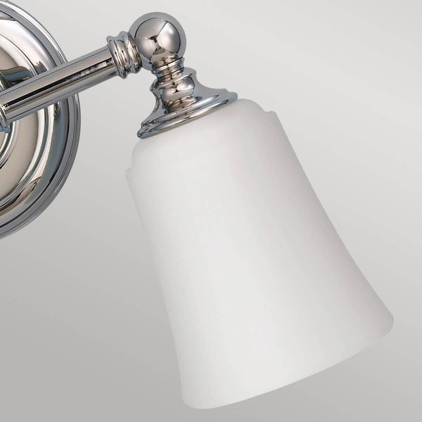 Elstead Huguenot Lake LED Wandleuchte G9 2-fach Poliertes Chrom IP44