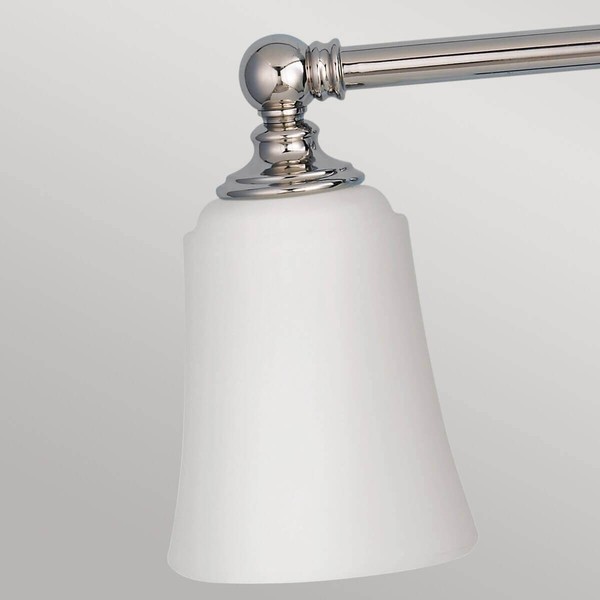 Elstead Huguenot Lake LED Wandleuchte G9 3-fach Poliertes Chrom IP44