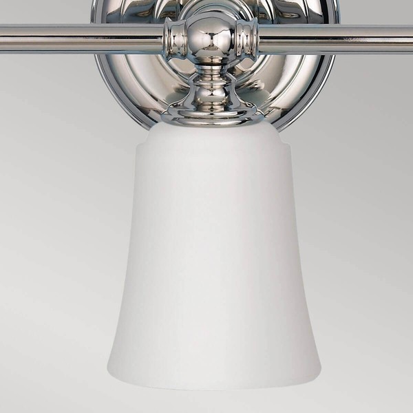 Elstead Huguenot Lake LED Wandleuchte G9 3-fach Poliertes Chrom IP44