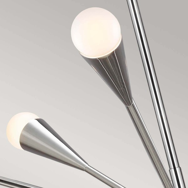 Elstead Jax LED Kronleuchter G9 10-fach Poliertes Nickel
