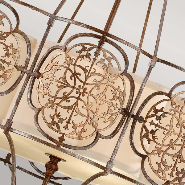 Elstead Marcella Kronleuchter E27 4-fach Britische Bronze, oxidierte Bronze