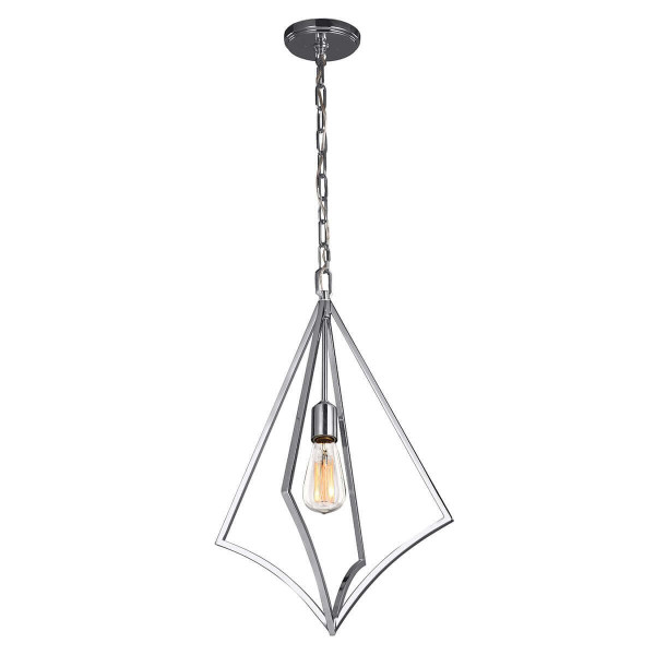 Elstead Nico Hängeleuchte E27 60cm Poliertes Chrom