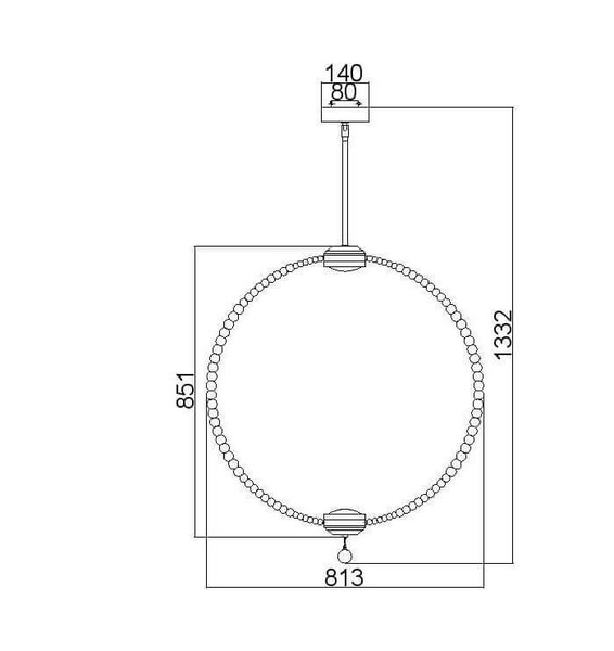 Elstead Oberlin LED Hängeleuchte 2-fach 85cm Satiniertes Nickel