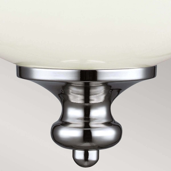 Elstead Parkman Hängeleuchte E27 38cm Poliertes Nickel