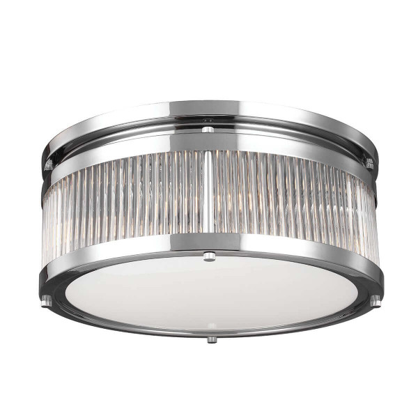 Elstead Paulson LED Deckenleuchte G9 4-fach Chrom IP44