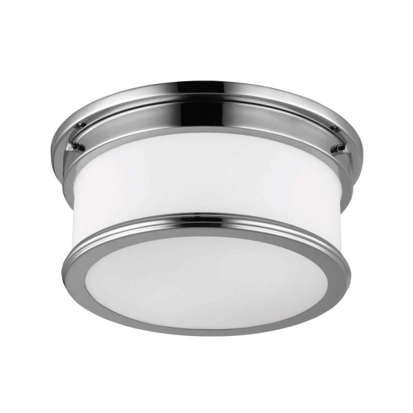 Elstead Payne Deckenleuchte E27 2-fach Poliertes Chrom IP44