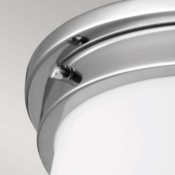Elstead Payne Deckenleuchte E27 2-fach Poliertes Chrom IP44