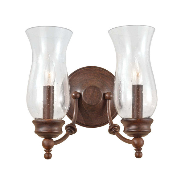 Elstead Pickering Lane Wandleuchte E14 2-fach Heritage Bronze