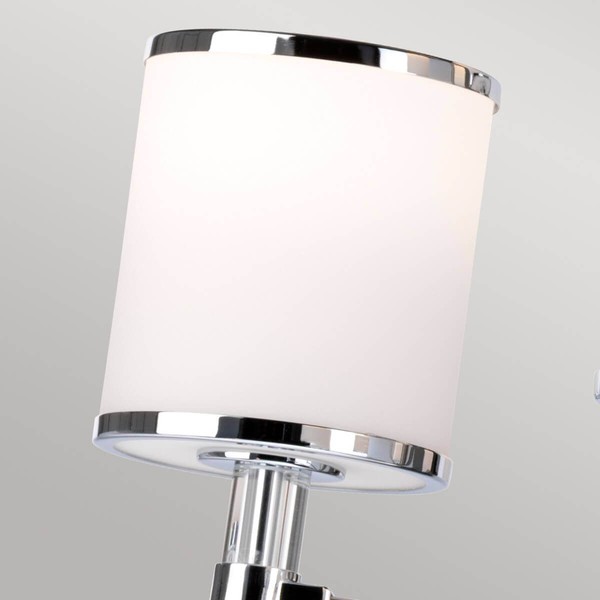 Elstead Prospect Park Kronleuchter E27 9-fach Satin Nickel, Chrom