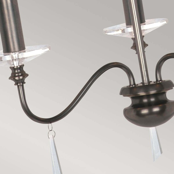 Elstead Finsbury Park Kronleuchter E14 3-fach Alte Bronze