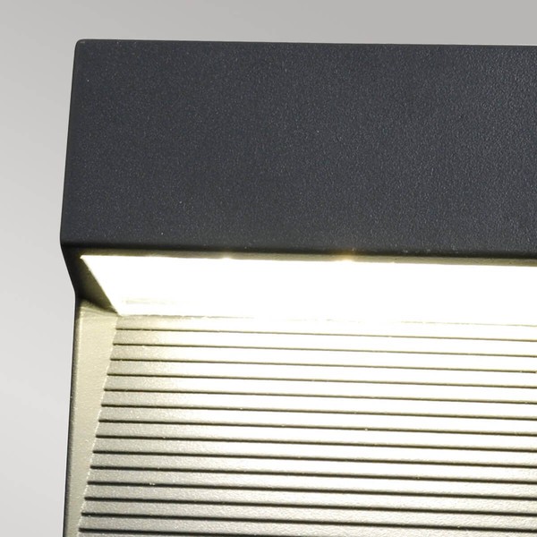 Elstead Freyr LED Außen-Wandleuchte 15cm Graphit IP54
