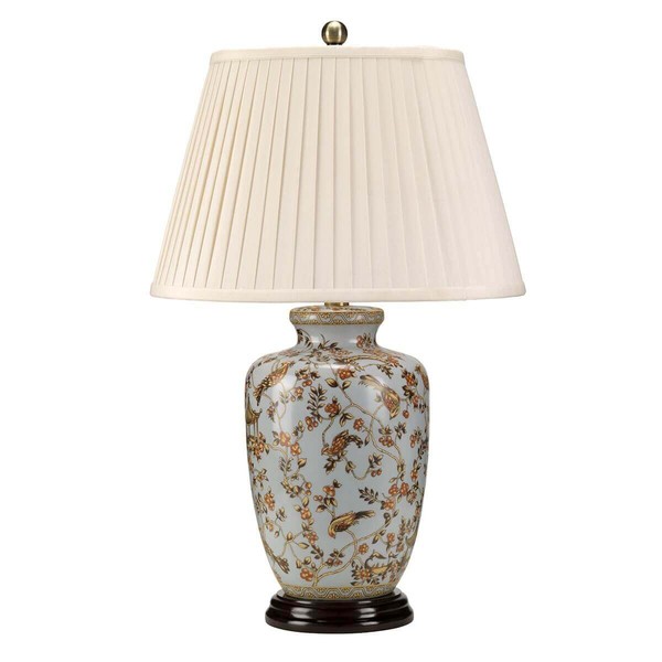 Elstead Gold Birds Tischleuchte E27 Gold Creme, Made in UK