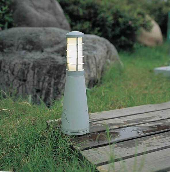 Elstead Beta LED Außen-Stehleuchte 3-fach 4-Ringe Mattes Silber IP54