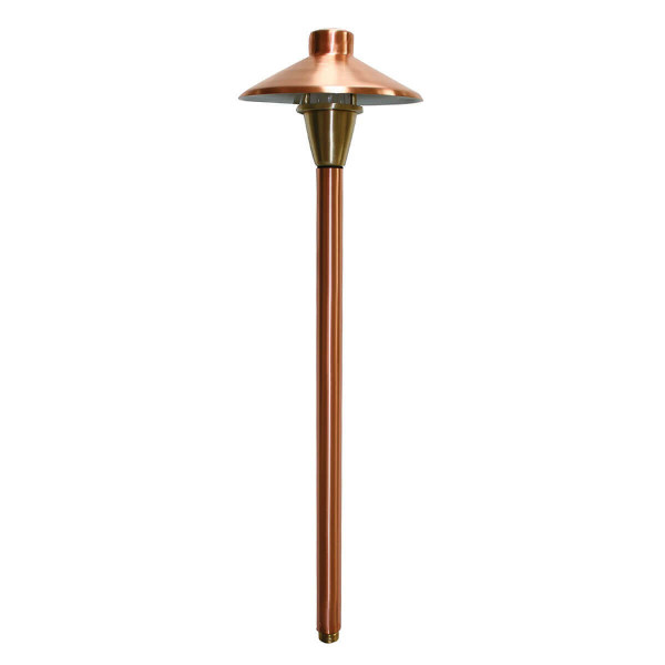 Elstead Bronze LED Außen-Stehleuchten Rohkupfer und Messing IP44