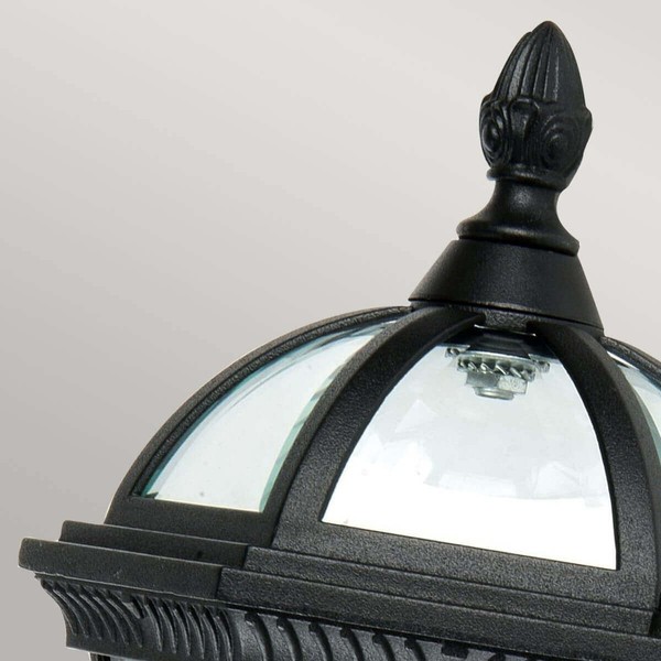 Elstead Ledbury Außen-Wandleuchte E27 Schwarz IP44
